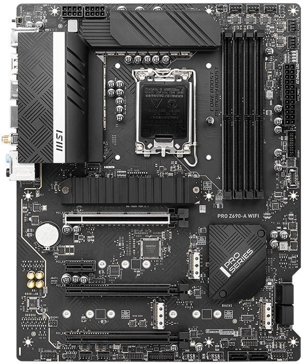 Материнcька плата MSI PRO Z690-A WIFI s1700 Z690 4xDDR5 M.2 HDMI DP WiFi BT ATX