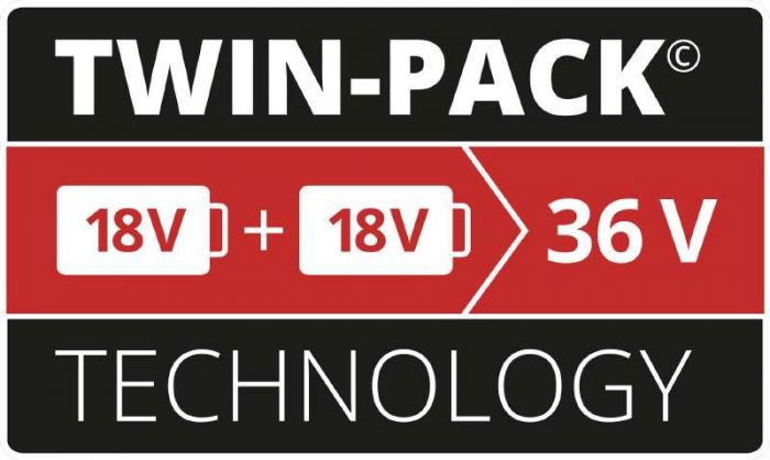 Акумулятор Einhell 18V PXC Twinpack, 18 В, 5.2 Аг, 2 шт, 1.87 кг