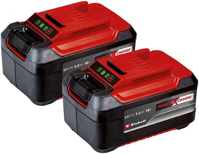 Акумулятор Einhell 18V PXC Twinpack, 18 В, 5.2 Аг, 2 шт, 1.87 кг
