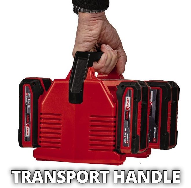Зарядний пристрій Einhell 18V 2x2 Power X-Quattrocharger 4A, PXC, 1.29 кг