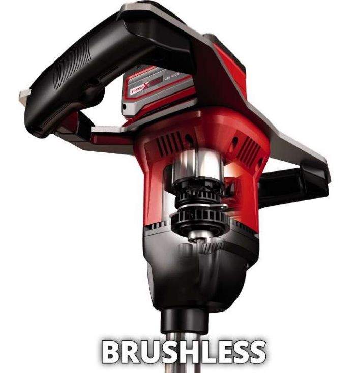 Грунтовий бур акумуляторний Einhell GP-EA 18/150 Li BL - Solo, 18В, PXC, 125 об/хв, бур 80/15 см, 5.7 кг (без АКБ і ЗП)