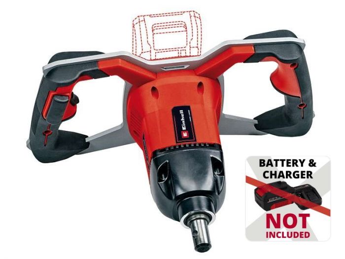 Грунтовий бур акумуляторний Einhell GP-EA 18/150 Li BL - Solo, 18В, PXC, 125 об/хв, бур 80/15 см, 5.7 кг (без АКБ і ЗП)
