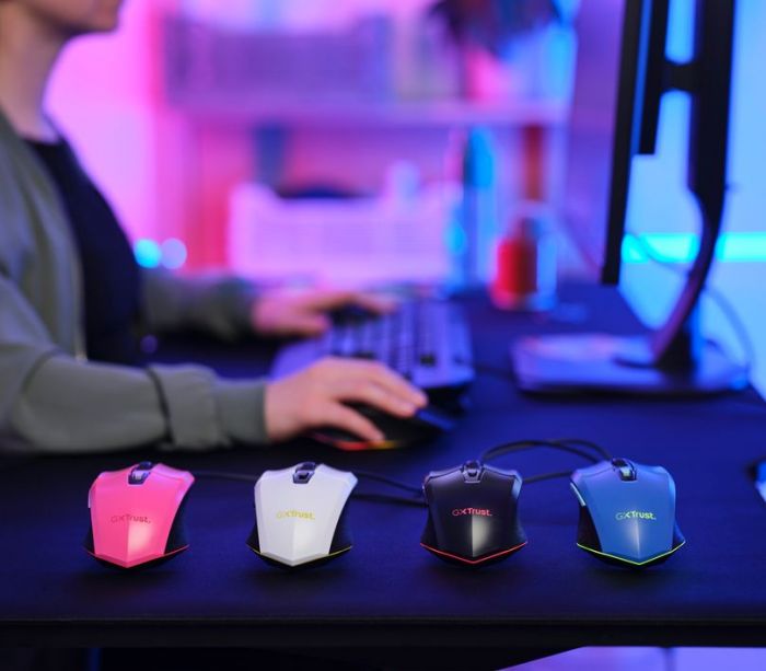 Миша Trust GXT 109 FELOX RGB Blue