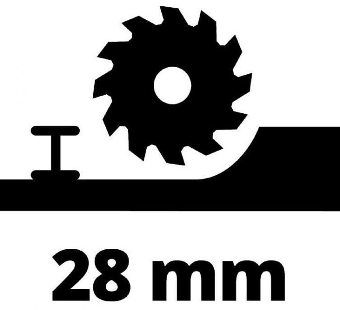 Міні-пила циркулярна Einhell TE-CS 18/89 Li - Solo акум., PXC, 18В, 3500 об/хв, диск 89х10 мм, 1.72 кг (без АКБ і ЗП)
