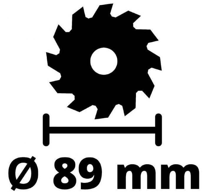 Міні-пила циркулярна Einhell TE-CS 18/89 Li - Solo акум., PXC, 18В, 3500 об/хв, диск 89х10 мм, 1.72 кг (без АКБ і ЗП)