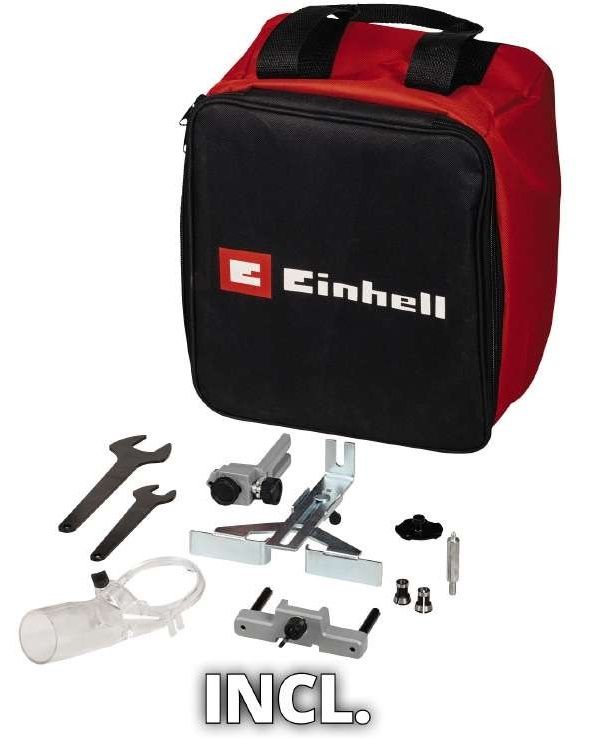 Фрезер Einhell TP-RO 18 Set Li BL - Solo акум., PXC, 18В, 6/8 мм, 10000-30000 об/хв, 1.34 кг (без АКБ і ЗП)