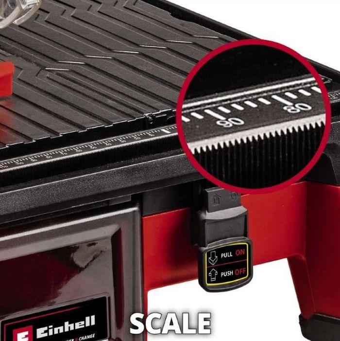 Плиткоріз акум Einhell TE-TC 18/115 Li - Solo, 18В, PXC, 3800 об/хв, диск 115х22.2 мм, різ 24 мм, 3.5 кг (без АКБ і ЗП)