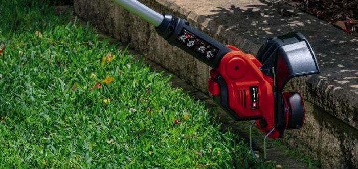 Тример садовий акумуляторний Einhell GE-CT 18/28 Li - Solo, PXC 18В, 28 см, волосінь 1.6 мм, 2.3 кг (без АКБ та ЗП)