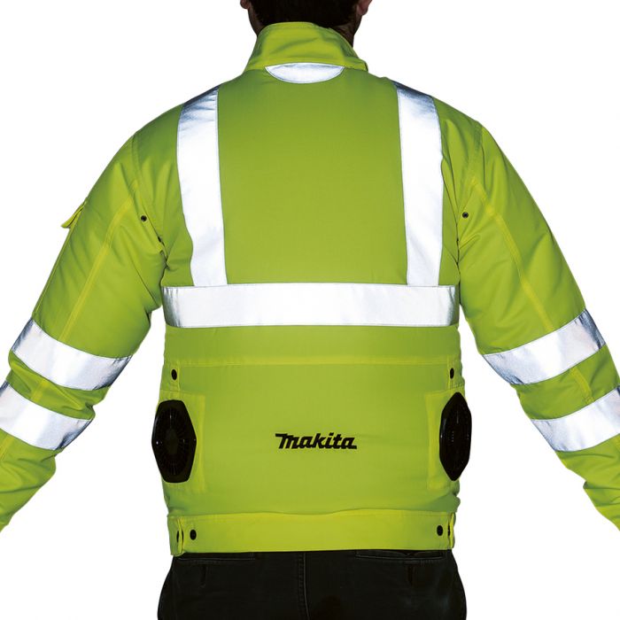 Куртка робоча Makita DCJ 200 ZL з підігрівом, акумуляторна, 14,4В/18В LXT, р. L