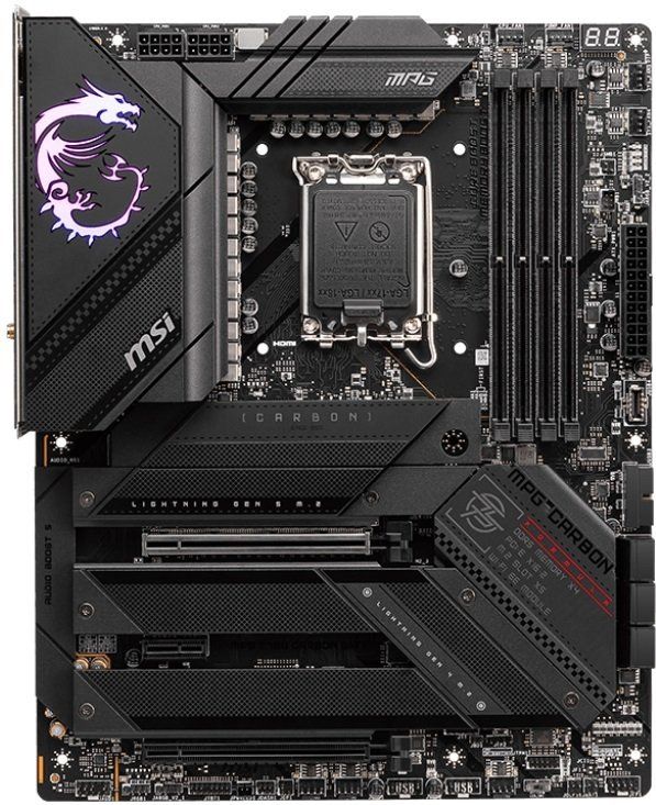 Материнcька плата MSI MPG Z790 CARBON WIFI s1700 Z790 4xDDR5 M.2 HDMI DP ATX