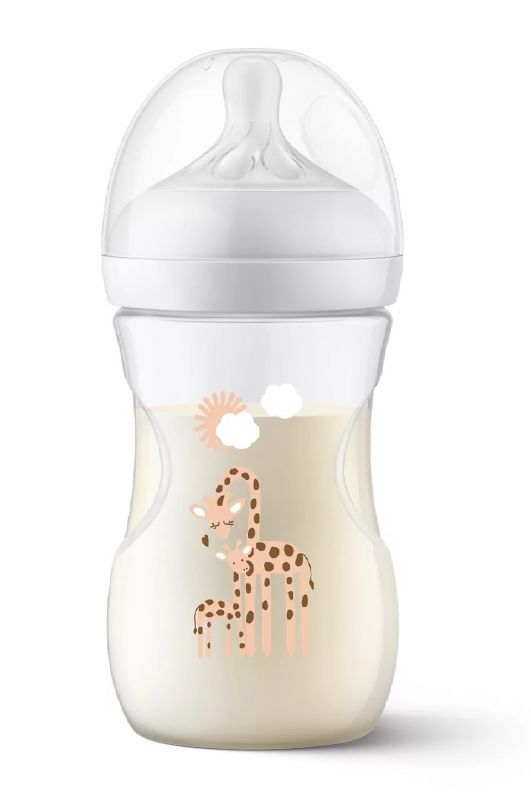 Пляшечка Philips Avent для годування Natural Природний Потік, 260 мл.1 шт. Жираф