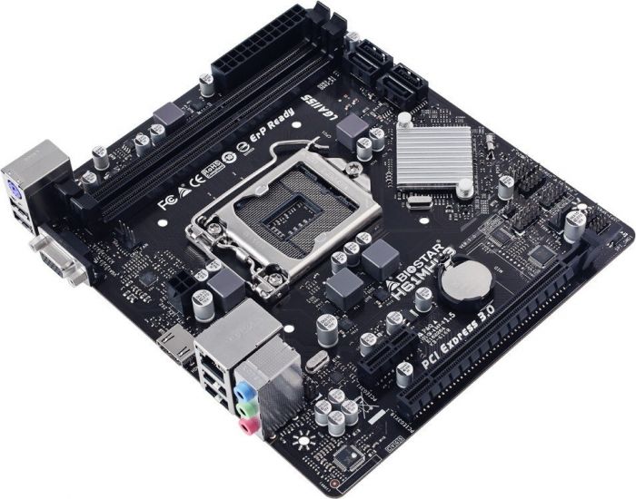 Материнська плата Biostar H61MHV3 s1155 H61 2xDDR4 HDMI D-Sub mATX