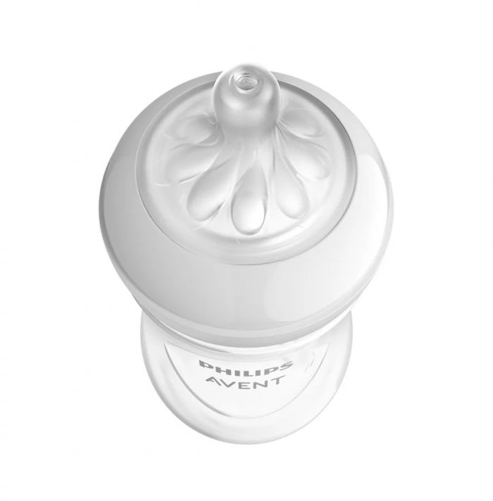 Соска Philips Avent силіконова Natural Природний Потік, 6м+., 2 шт, для густої їжі