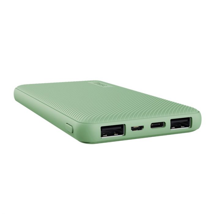Акумулятор портативний літій-іонний Trust Primo ECO 10000 mAh Green