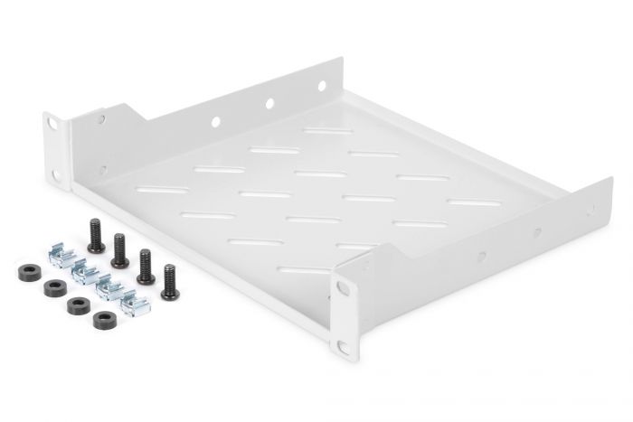 Полиця DIGITUS 10" 1U, глиб. 200мм. Сіра