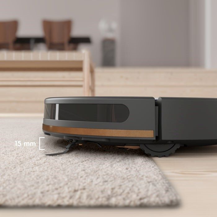 Робот-пилосос Electrolux, h=7.8см, конт пил -0.4л, автон. робота до 120хв, сірий