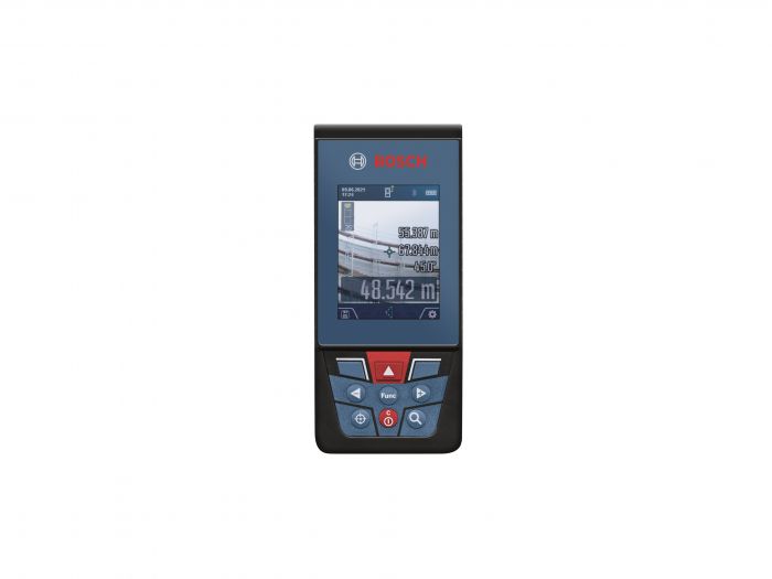 Далекомір лазерний Bosch Professional GLM 100-25 C, ±1.5 мм, 0.08–100м, 0-360°, Bluetooth, чохол, 0.23кг
