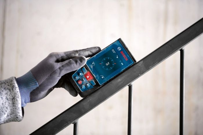 Далекомір лазерний Bosch Professional GLM 100-25 C, ±1.5 мм, 0.08–100м, 0-360°, Bluetooth, чохол, 0.23кг