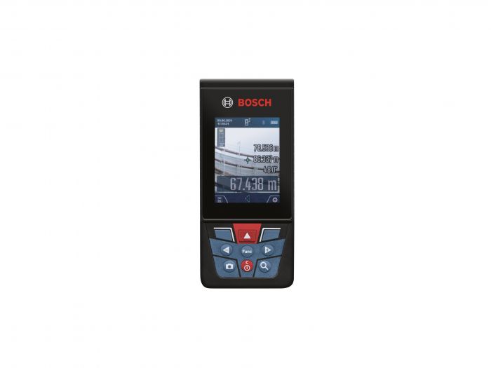 Далекомір лазерний Bosch Professional GLM 150-27 C, ±1.5 мм, 0.08–150м, 0-360°, Bluetooth, чохол, 0.21кг