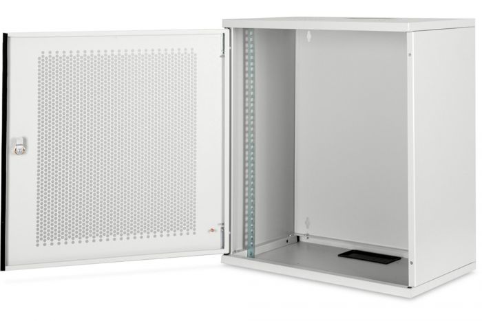 Шафа DIGITUS SOHO, 19" 12U 540x400, метал.двері, 60kg max, сіра