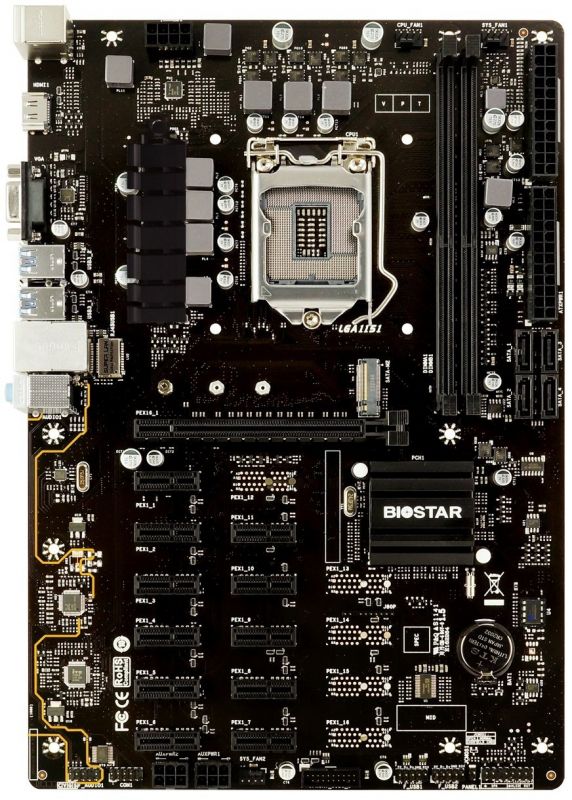 Материнська плата Biostar TB360-BTC PRO 3.0 s1151 H370 2xDDR4 HDMI D-Sub ATX