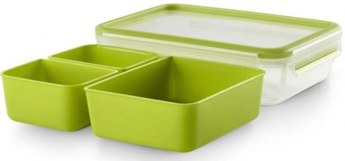 Контейнер з вставками Tefal MASTERSEAL TO GO 1.2 л, пластик
