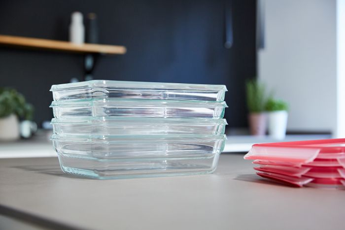 Форма универсальная с крышкой TEFAL MASTERSEAL GLASS 800 мл, скло