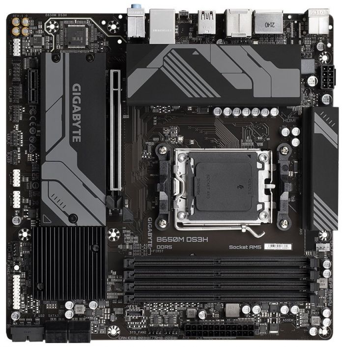 Материнcкая плата GIGABYTE B650M sAM5 B650 4xDDR5 HDMI mATX