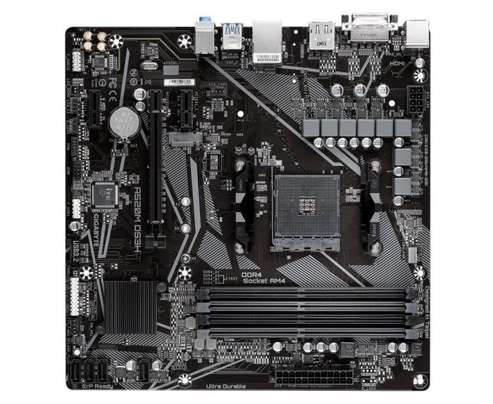 Материнська плата GIGABYTE A520M DS3H A520 AORUS ELITE sAM4 A520 4xDDR4 HDMI DP DVI mATX