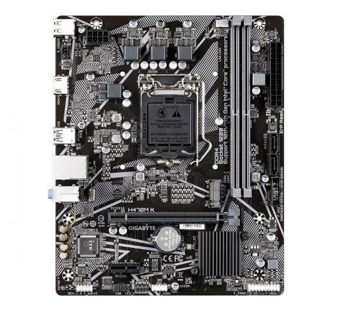 Материнська плата GIGABYTE H470M_K s1200 H470 2xDDR4 HDMI ATX
