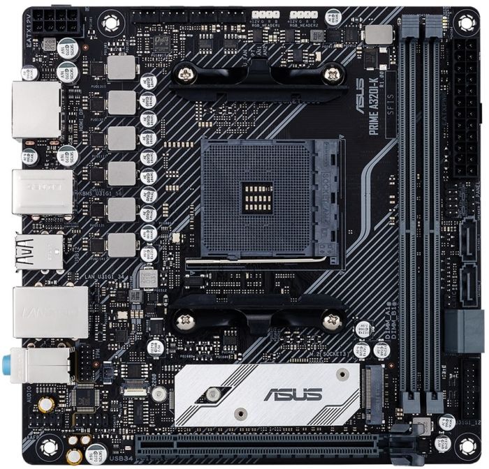 Материнcька плата ASUS PRIME A320I-K/CSM sAM4 A320 2xDDR4 mITX