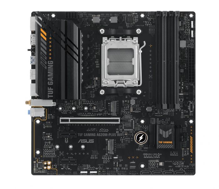 Материнcька плата ASUS TUF GAMING A620M-PLUS WIFI sAM5 A620 4xDDR5 HDMI DP mATX