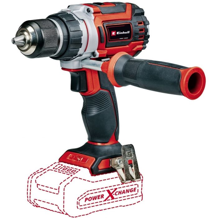 Шуруповерт-дриль Einhell TP-CD 18/60 Li BL - Solo акум., PXC, 18В, безщітк., 60 Нм, 1.37 кг (без АКБ і ЗП)