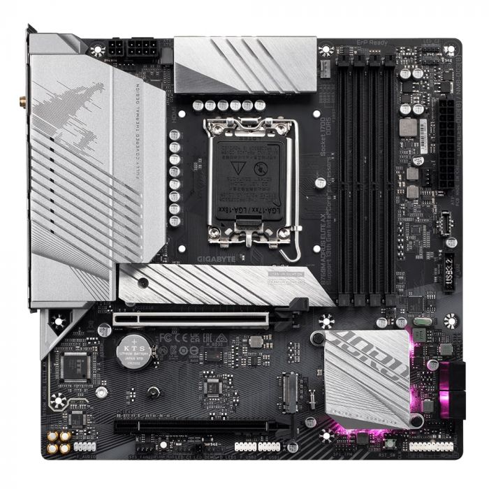 Материнська плата GIGABYTE B760M AORUS ELITE AX s1700 B760 4xDDR5 M.2 HDMI DP mATX