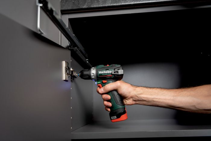 Шурпокрут-дриль Metabo POWERMAXX BS BL, акумуляторний, 2*12В, 2 Аг, 0-400/0-1500об/хв, патрон 1-10мм, 20/38Нм, кейс, 0.8кг