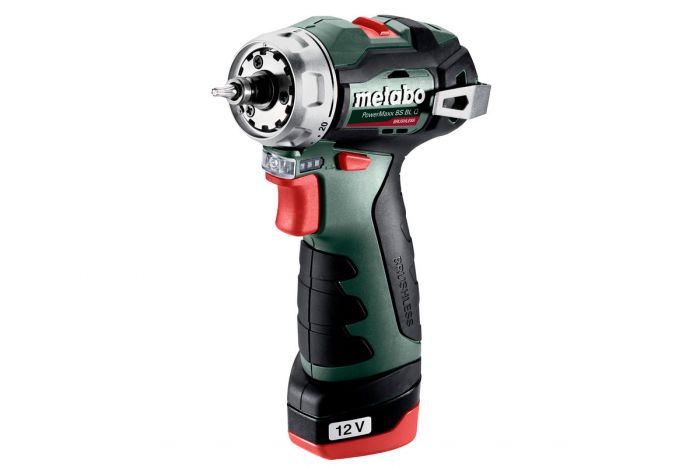 Шурпокрут-дриль Metabo POWERMAXX BS BL Q, акумуляторний, 2*12В, 2 Аг, 0-400/0-1500об/хв, патрон 1-10мм, 20/38Нм, кейс, 0.8кг