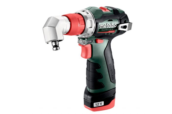 Шурпокрут-дриль Metabo POWERMAXX BS BL Q, акумуляторний, 2*12В, 2 Аг, 0-400/0-1500об/хв, патрон 1-10мм, 20/38Нм, кейс, 0.8кг