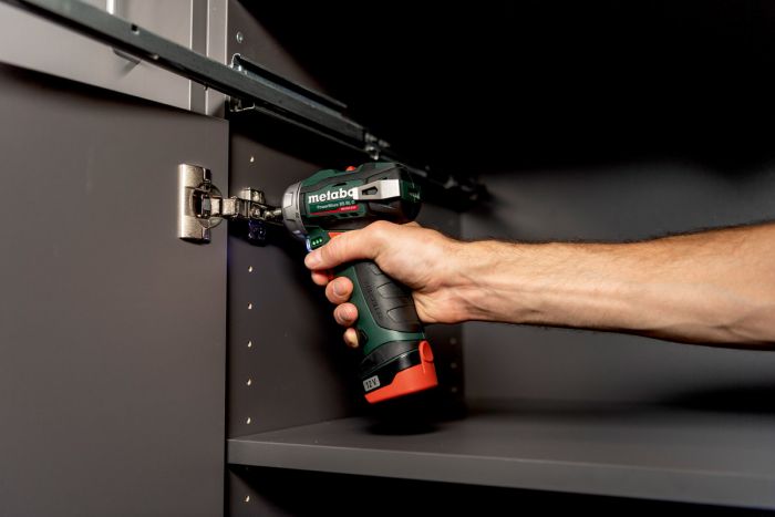 Шурпокрут-дриль Metabo POWERMAXX BS BL Q, акумуляторний, 2*12В, 2 Аг, 0-400/0-1500об/хв, патрон 1-10мм, 20/38Нм, кейс, 0.8кг