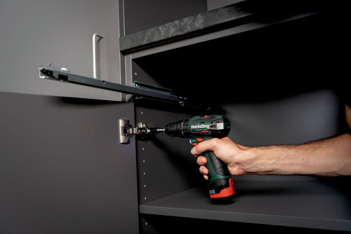 Шурпокрут-дриль Metabo POWERMAXX SB BL, акумуляторний, 2*12В, 2 Аг, 0-400/0-1500об/хв, патрон 1.5-10мм, 20/38Нм, кейс, 0.8кг