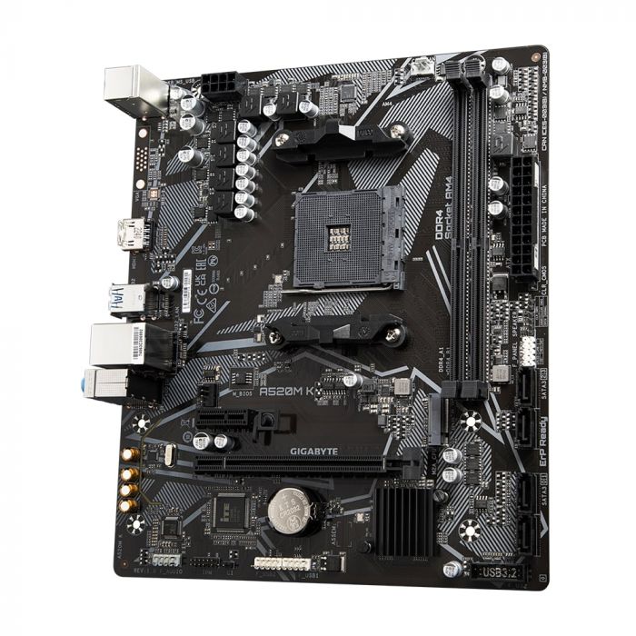 Материнська плата GIGABYTE A520M_K sAM4 A520 2xDDR4 HDMI mATX