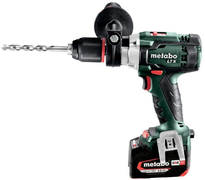 Шурупокрут-дриль ударний акумуляторний Metabo SB 18 LTX Impuls Li-Power 18В акб 2х4А·год 55·110Нм 0-500·0-1700об/хв 1.8кг