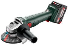 Шліфмашина кутова акумуляторна Metabo W 18 L 9-125 QUICK, 125мм, Li-Power, 2*18В, 5.2Аг, 8500об/хв, М14, metaBOX 165 L, 2.3кг