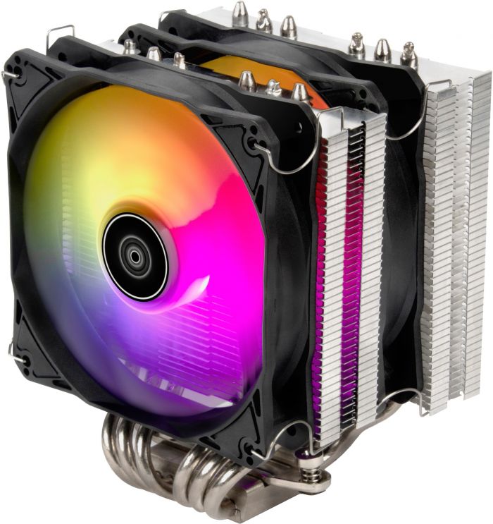 Процесорний кулер  SilverStone Hydrogon D120-ARGB-V2, LGA 1700, 2066, 2011, 1200, 115X, AM5, AM4, TDP180W