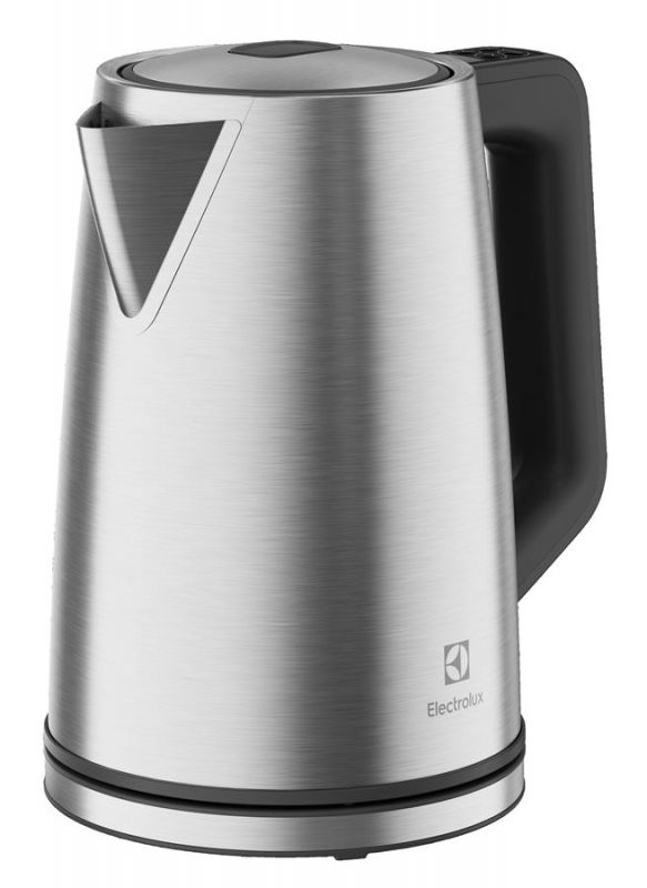 Електрочайник Electrolux, 1.7л, Strix, дисплей, метал, підтримка темп, нерж