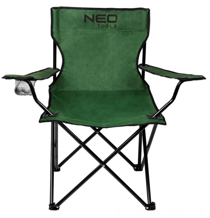 Стілець розкладний Neo Tools, 83x17x17см, до 120кг, 1.8кг, чохол