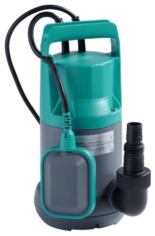 Насос дренажний Wilo Initial Drain 10-7, 3 бар, 13000 л/год, вис. 8.6 м, глиб. 5 м, кабель 10 м, 0,37 кВт, 230 V