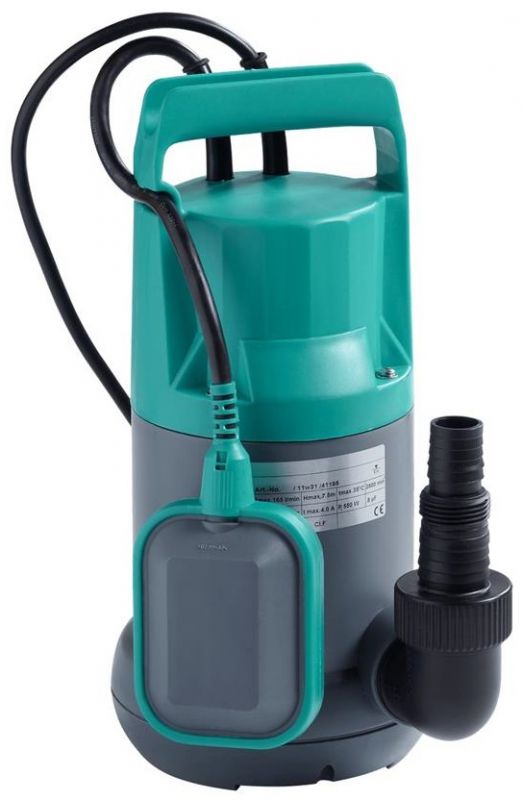 Насос дренажний Wilo Initial Drain 13-9, 3 бар, 15400 л/год, вис. 10.2 м, глиб. 5 м, кабель 10 м, 0,5 кВт, 230 V