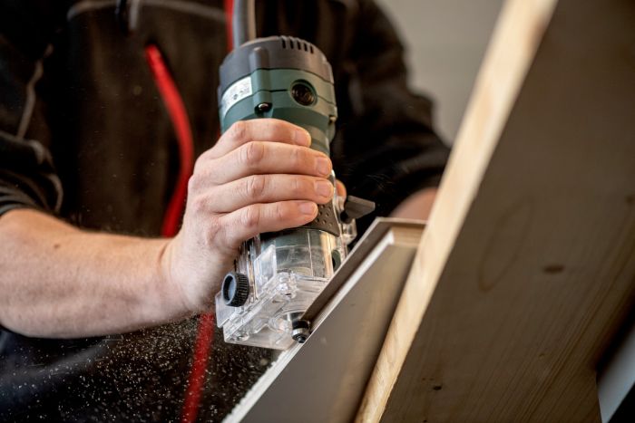 Фрезер Metabo FM 500-6, 500Вт, 6мм, 32000об/хв, висота ходу 40мм, 1.3кг