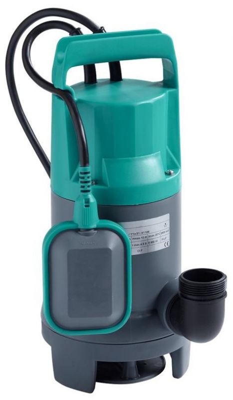 Насос дренажний Wilo Initial Waste 14-9, 3 бар, 10270 л/год, вис. 9 м, глиб. 5 м, кабель 10 м, 0,65 кВт, 230 V