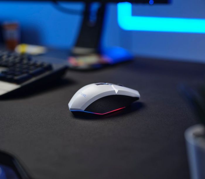 Миша Trust GXT 110 FELOX WL White